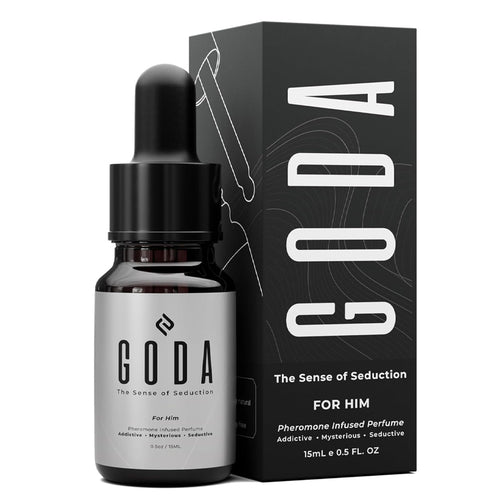 GODA Pheromones Cologne for Men Infused with Real Pheromones – Citrus and Lavender Scent – Sophisticated Fragrance for Confidence and Presence – Perfume for Men – 15ml/0.50 fl oz