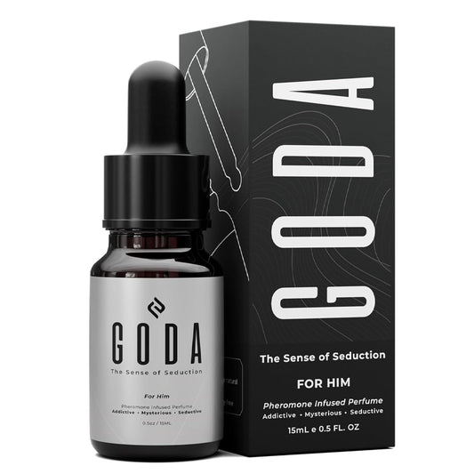 GODA Pheromones Cologne for Men Infused with Real Pheromones – Citrus and Lavender Scent – Sophisticated Fragrance for Confidence and Presence – Perfume for Men – 15ml/0.50 fl oz