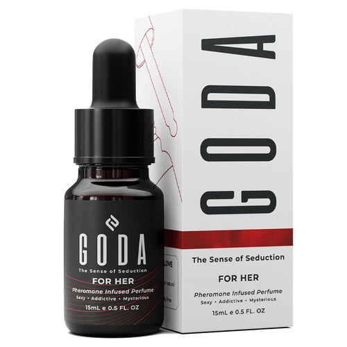GODA Pheromones Perfume for Women – The Original – Long-Lasting Women's Fragrances with Jasmine and Rose, Vegan & Cruelty-Free – 15ml/0.50 fl. oz