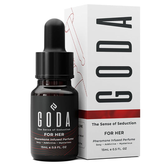 GODA Pheromones Perfume for Women – The Original – Long-Lasting Women's Fragrances with Jasmine and Rose, Vegan & Cruelty-Free – 15ml/0.50 fl. oz