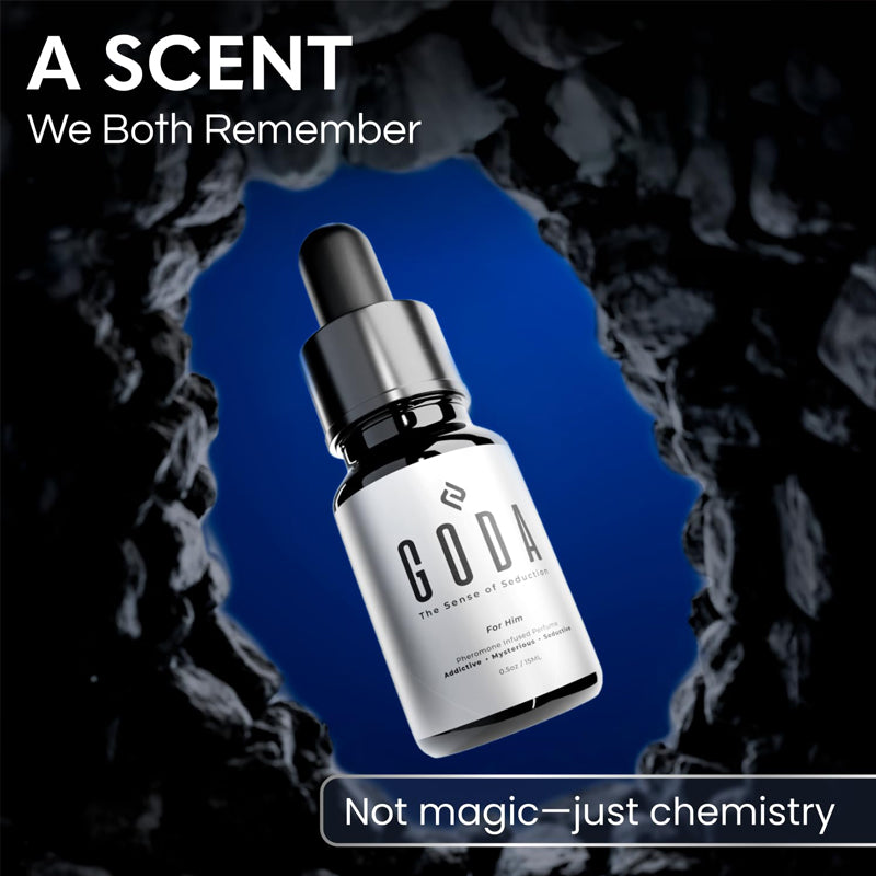 GODA Pheromones Cologne for Men Infused with Real Pheromones – Citrus and Lavender Scent – Sophisticated Fragrance for Confidence and Presence – Perfume for Men – 15ml/0.50 fl oz